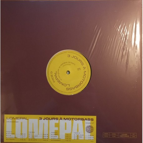 Lomepal ‎– 3 Jours à Motorbass - Double LP Vinyl Album - Rap Français 