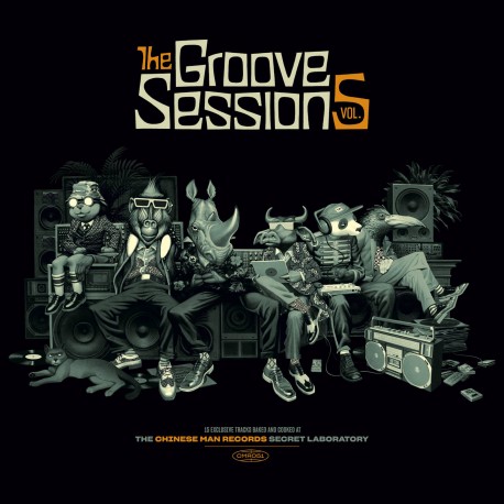 Chinese Man - Groove Sessions 5 - Double LP Vinyl Album + Free Download Code - Trip Hop Electro