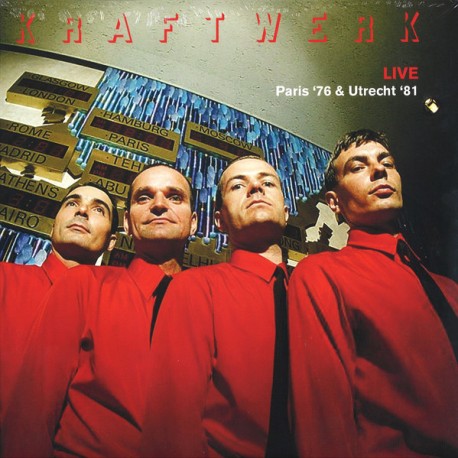 Kraftwerk ‎– Live - Paris '76 & Utrecht '81 - LP Vinyl Album - Experimental Krautrock