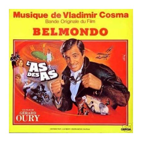 Musique de Film - Vladimir Cosma ‎– L'As Des As - LP Vinyl