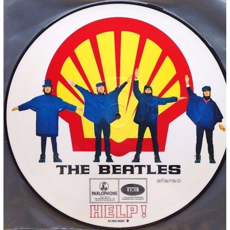 Vinyl The Beatles Help Album Lp Picture Disc Shell Cover British Pop
