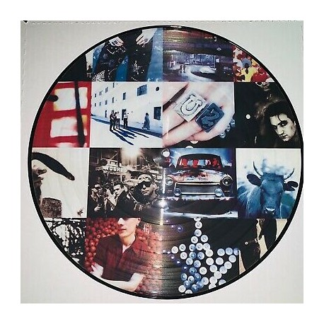 Vinyl U2 ‎Achtung Baby album LP Picture Disc Edition Reissue UK