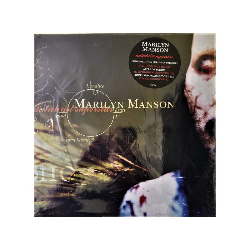希少marilyn manson/antichrist superstar LP Marilyn Manson – Antichrist Superstar – Vinyl (LP, Album + 2
