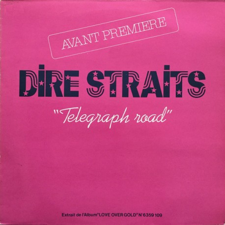 Dire Straits ‎– Telegraph Road - Maxi 12 inches - Promo France - Classic Rock