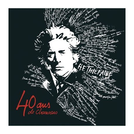 Hubert Félix Thiéfaine ‎– 40 Ans De Chansons - Double CD Album Digipack - Rock Francese