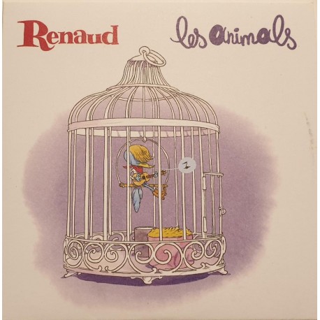 Renaud - Les Animals - CDr Single Promo - French Popular Songs