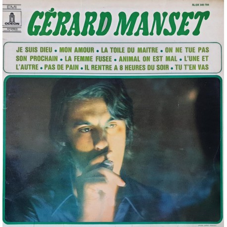 Gérard Manset ‎– Gérard Manset 1st LP - LP Vinyl Album - French Pop Songs