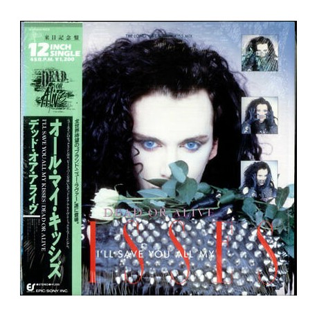 Dead Or Alive ‎– I'll Save You All My Kisses - Maxi Vinyl 12 inches - Synth Pop