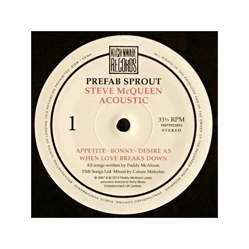 洋楽 Prefab Sprout Steve McQueen Acoustic LP Steve McQueen (Acoustic) - Album by Prefab Sprout | Spotify