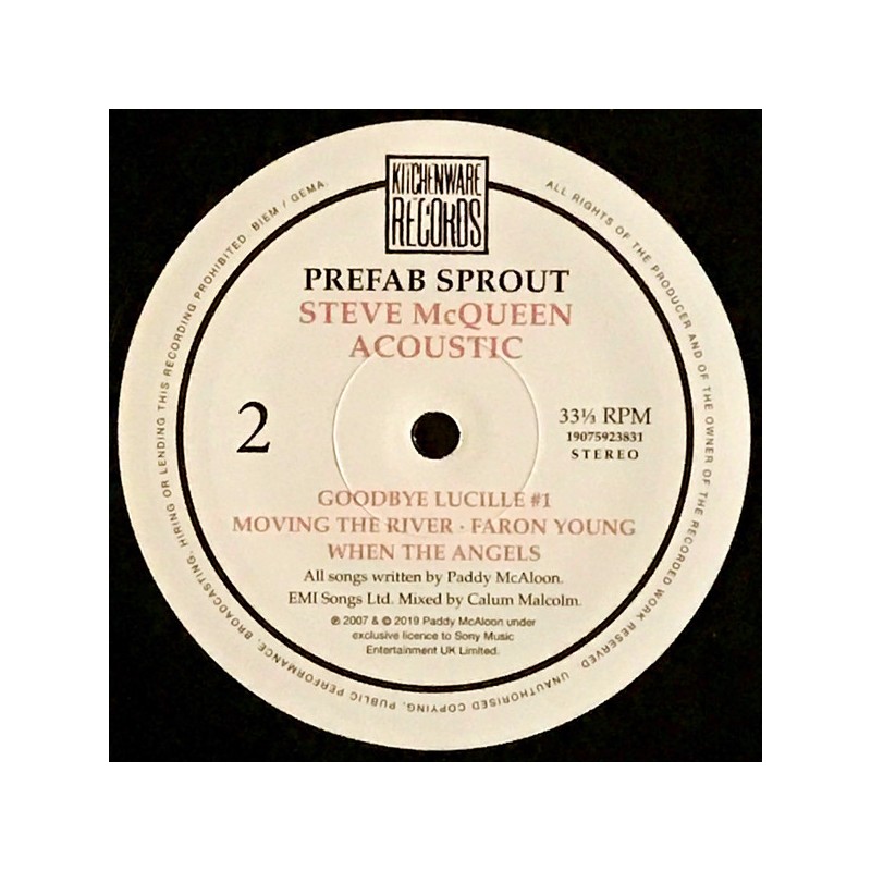 Vinyl Prefab Sprout ‎Steve McQueen Acoustic album LP Limited