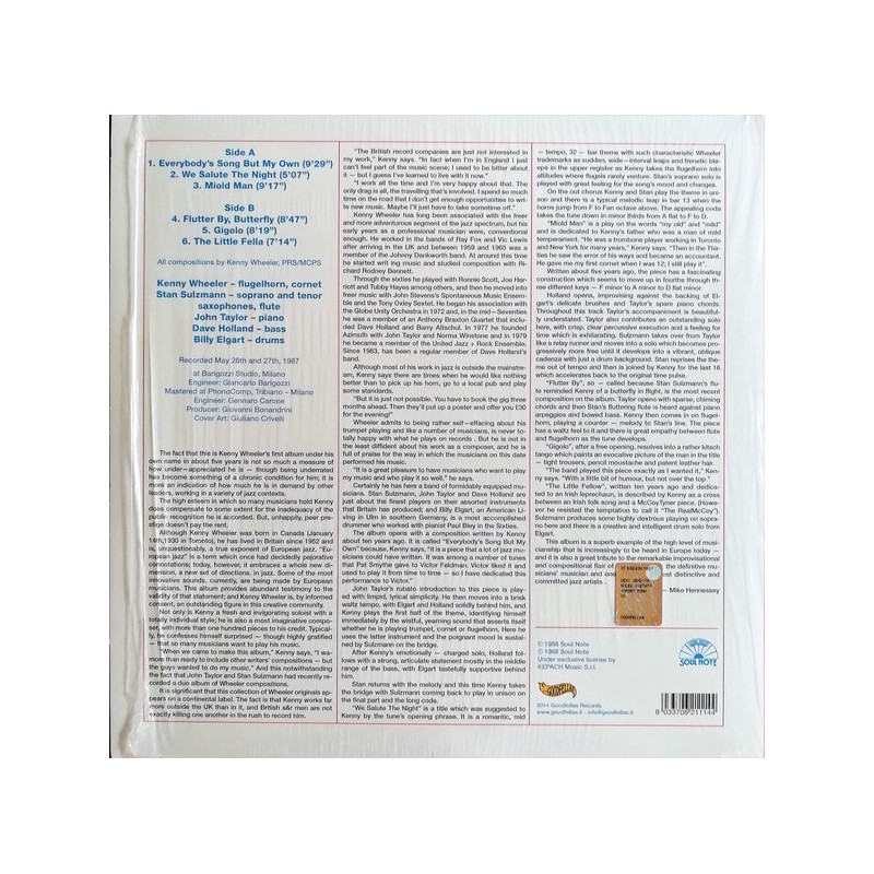 Kenny Wheeler Flutter By Butterfly