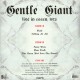 Gentle Giant ‎– Live In Essen 1972 - LP Vinyl Album - Progressive Rock