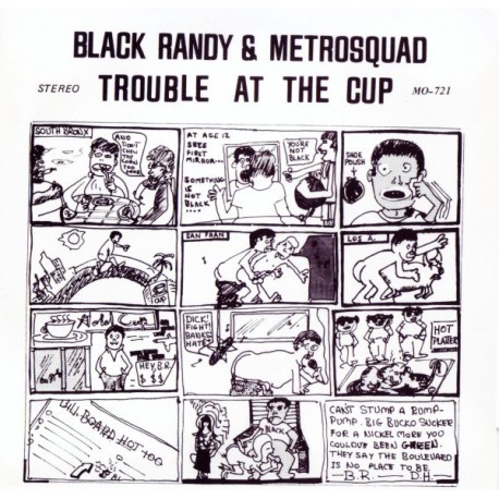 Black Randy & The Metrosquad ‎– Trouble At The Cup - Vinyl 7 inches 45RPM - New Wave Punk