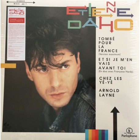 Etienne Daho ‎– Tombé Pour La France - Maxi Vinyl 12 inches - Synth Pop 80's