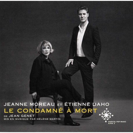 Jeanne Moreau Et Étienne Daho ‎– Le Condamné À Mort - LP Vinyl Album - French Pop Singer