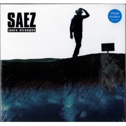 Saez ‎– Jours Étranges - Double LP Vinyl Album - Coloured Blue - Rock Français