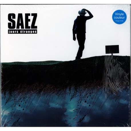 Saez ‎– Jours Étranges - Double LP Vinyl Album - Coloured Blue - Rock Français