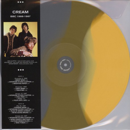 Cream ‎– Cream BBC 1966 -1967 - LP Vinyl Album - Coloured - Electric Blues
