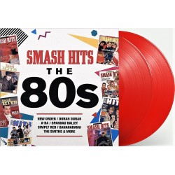 Smash Hits 80s - Compilation - Limited Edition Coloured Red Vinyl - Double LP Vinyl Album - New Wave Pop Music