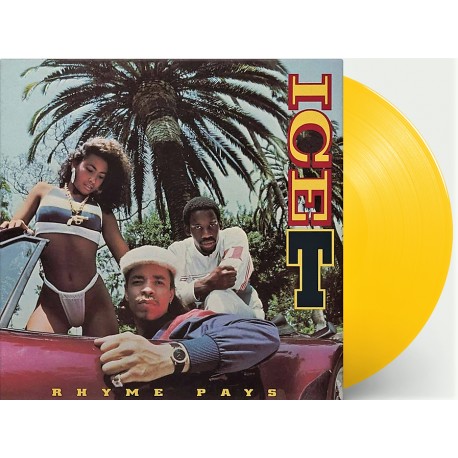 Ice T - Rhyme Pays - LP Vinyl Album - Limited Edition - Coloured Yellow Vinyl - Rap US
