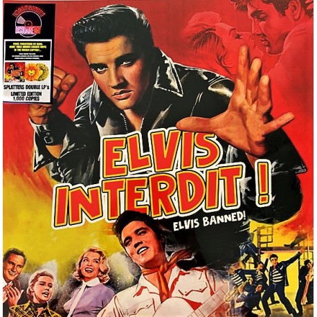 Elvis Presley ‎– Elvis Interdit - Double LP Vinyl Album - Coloured Splatters - Rock and Roll - RSD 2020