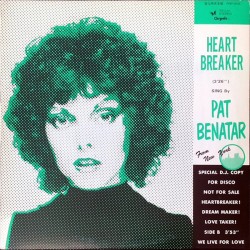 Pat Benatar ‎– Heartbreaker - Maxi Single 12 inches - Promo Japan - Pop Rock Music