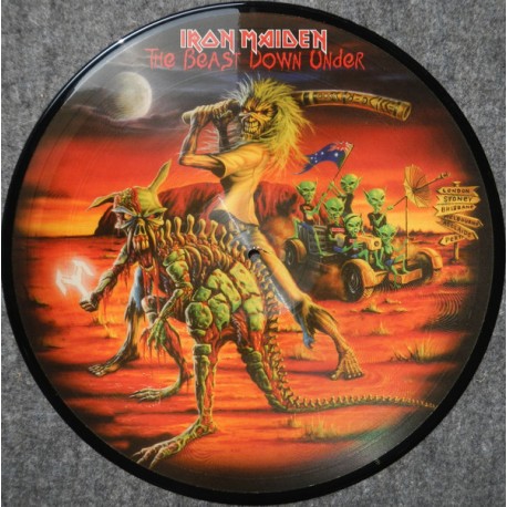 Iron Maiden ‎– The Beast Down Under - LP Vinyl Album - Picture Disc - Heavy Metal
