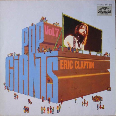 Eric Clapton ‎- Pop Giants, Vol. 7 - LP Vinyl Album - Blues Rock