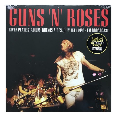 Guns N' Roses ‎– River Plate Stadium Buenos Aires July 16th 1993 - LP Vinyl Album - Coloured - Hard Rock