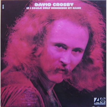 David Crosby ‎– If I Could Only Remember My Name - LP Vinyl Album Gatefold - Folk Rock