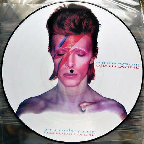 David Bowie ‎- Aladdin Sane - LP Vinyl Album - Picture Disc - Glam Rock
