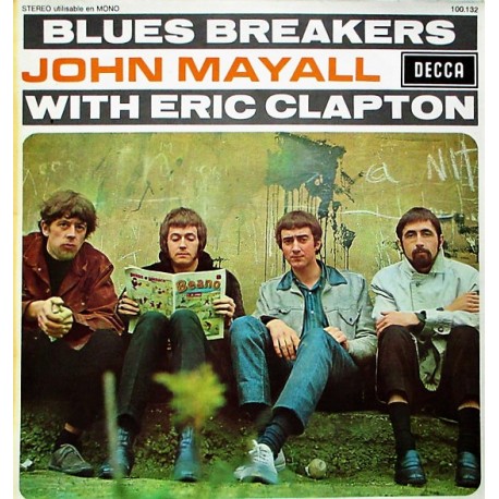 John Mayall With Eric Clapton ‎– Blues Breakers - LP Vinyl Album - Blues Rock