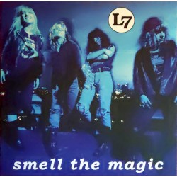 L7 ‎- Smell The Magic - LP Vinyl Album - Coloured Orange Neon -Garage Punk Rock