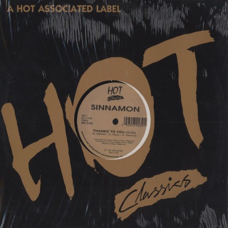 Sinnamon / Kinky Foxy ‎– Thanks To You / So Different - Maxi 12 inches - Disco Funk
