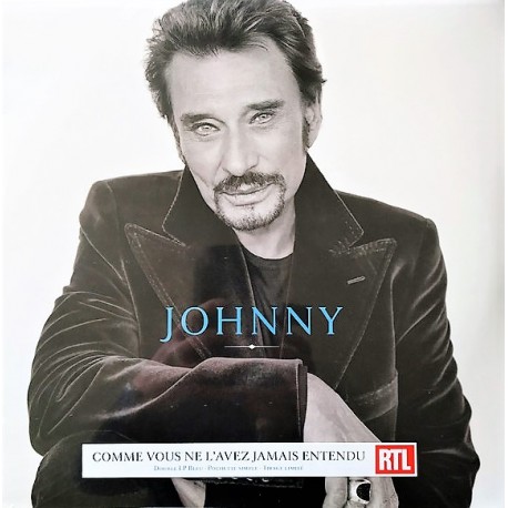 Johnny Hallyday - Johnny - Double LP Vinyl Album - Coloured Blue - Variété Française