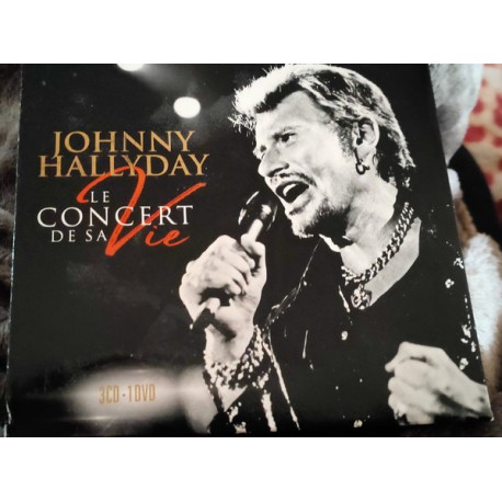 Johnny Hallyday ‎– Le Concert de Sa Vie - TRiple CD Album + DVD - Chanson Française