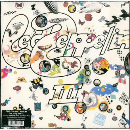 Led Zeppelin ‎– Led Zeppelin III - LP Vinyl Album Gatefold - Blues Rock