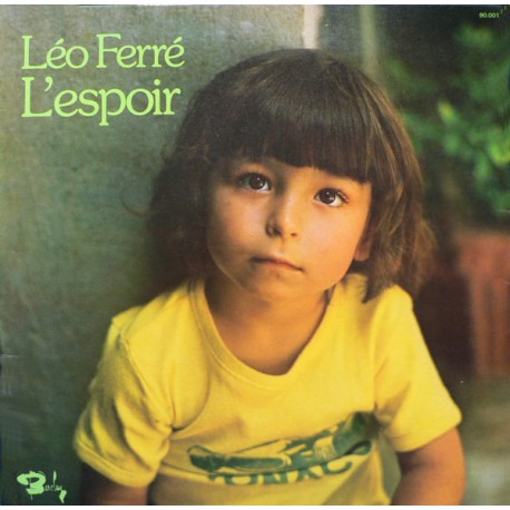 Léo Ferré ‎– L'espoir - LP Vinyl Album - Chanson Française