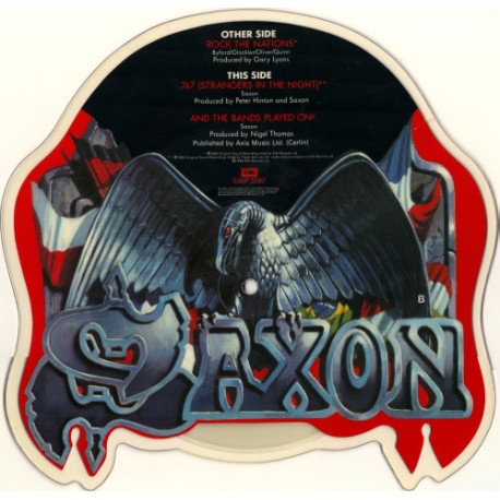 Saxon ‎- Rock The Nations - Vinyl 7 inches Picture Disc - Heavy Metal