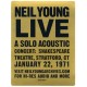 Neil Young ‎- Young Shakespeare Live - LP Vinyl Album - Folk Rock Music