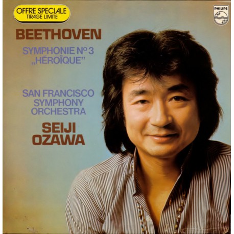 Seiji Ozawa ‎– Symphonie No. 3 "Héroïque" - Beethoven - LP Vinyl Album - Musica Classica