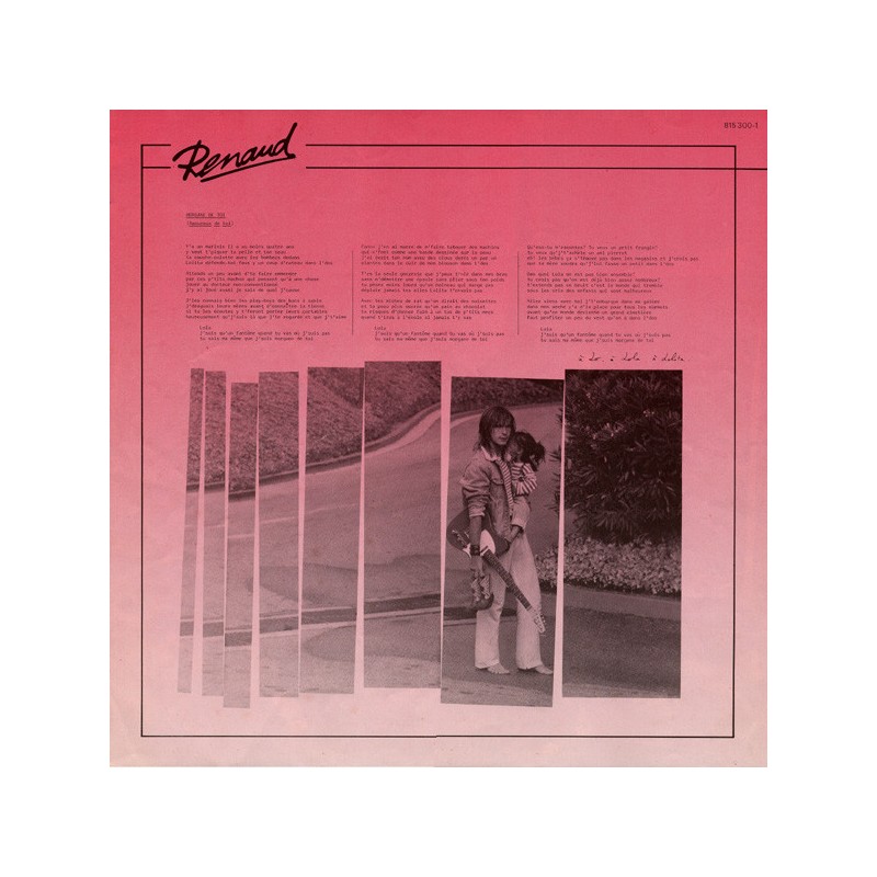 Vinyl Renaud De Toi album LP