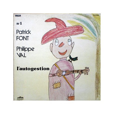 Patrick Font - Philippe Val - N°1 - L'Autogestion - LP Vinyl Album - Chanson Française