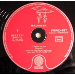 Nazareth - Dream On - Maxi Vinyl 12 inches Promo - Hard Rock