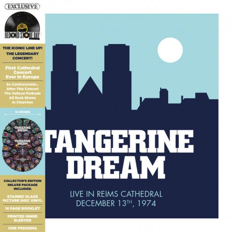 Tangerine Dream - Live At The Reims Cathedral  - RSD 2021 - Double LP Vinyl Album - Ambient Electronic - Disquaire Day