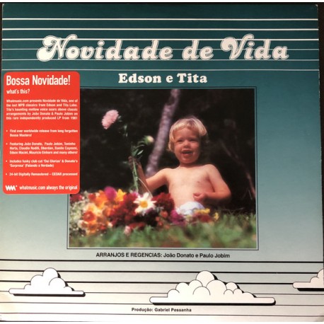 Edson & Tita Lôbo ‎- Novidade De Vida - LP Vinyl Album - Latin Bossanova