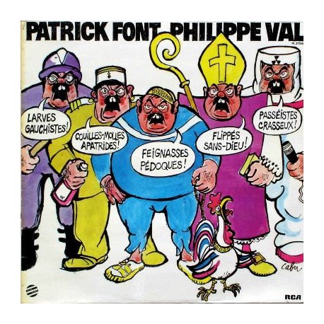Patrick Font Et Philippe Val ‎- N°2 - LP Vinyl Album - Chanson Française