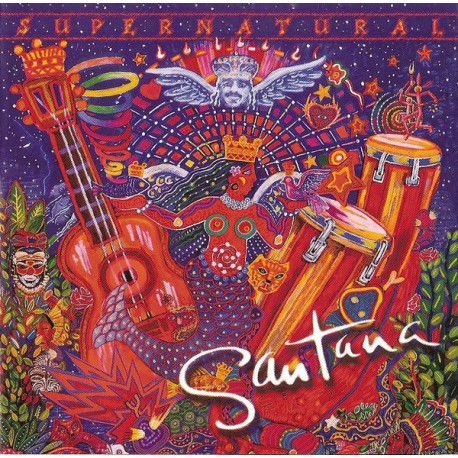 Carlos Santana ‎- Supernatural - CD Album - Latin Blues Rock