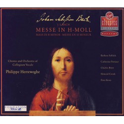 Johann Sebastian Bach, Orchestra Of Collegium Vocale, Philippe Herreweghe ‎– Messe In H-Moll - Double CD Album - Classical