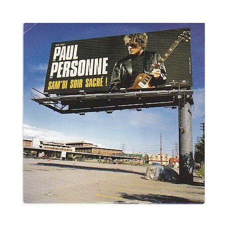 Paul Personne - Sam'di Soir Sacré - CD Single Promo